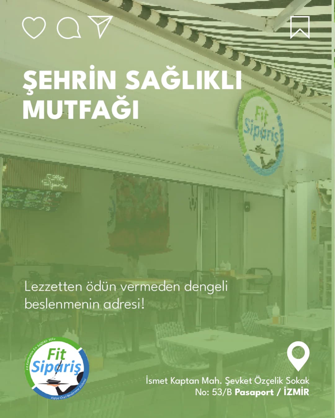 Fit Sipariş gönderisi — satış kreatifi